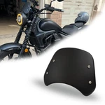 Harpuou Metal Universal Motorcycle Windshield Deflector Windscreen Black. Fixed Price $58.95.