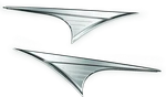 Kuryakyn Side Body Accents For Trikes Chrome Finish Fits Harley Davidson. Fixed Price $98.99.