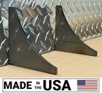 Sr Steel 4" X 3/16" Universal Weld-on Blank Gusset Diy Metal Fabrication Qty 2. Fixed Price $18.90.