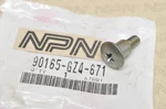 Nos Honda 1991-96 EZ90 Cub Skid Plate Engine Guard Mount Screw 90165-GZ4-671. Fixed Price $17.31.
