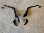 ** Bmw K1600 Gtl Ga Black Satin Powder Coated Handlebars, Ends & Risers. Fixed Price $240.00.