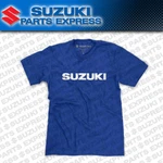 New Genuine Suzuki Blue Logo Tee T-shirt Gsxr 600 750 & 1000 Moto Mx 990A0-16242. Fixed Price $19.95.