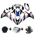 Injection Red Blue White Fairings Kit For Bmw S1000RR 2019 21 2022 Bodywork. Fixed Price $453.95.