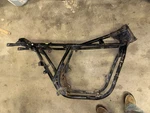 77,78 Honda CB-750F Supersport Frame, 50100-410-670ZA. Fixed Price $135.00.