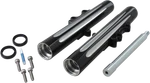 Arlen Ness 06-513 Black Machined Fork Leg Set Dual Disc 00-07 Harley Flt. Fixed Price $719.95.