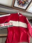 G-force Racing Gear Jacket & Pants (red + White) Large Suit. Fixed Price $285.00.