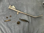 O3 Harley Davidson 1200 Sportster Chrome Kickstand W/pin,bushings,spring+stop. Fixed Price $80.00.