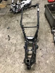 07 Piaggio X9 Evolution 500 Ie Scooter Frame Chassis Ready To Be Street Legal. Fixed Price $419.40.
