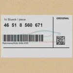 Genuine Bmw 46518560671 - Left Frame Protector K50. Fixed Price $58.39.