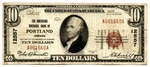 Portland, - $10 1929 Ty. The American National Bank Ch. # 12557. Fixed Price $98.88.