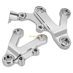 Front Footrest Footpeg Brackets Fit Kawasaki Ninja ZX-6R ZX-9R ZZR600 1998-2008. Fixed Price $145.98.