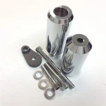 Motorbike Frame Slider Crash Protector For 2005 2006 Kawasaki ZX-6RR 636 Chromed. Fixed Price $26.00.