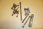 Yamaha SRX600 1JK Set Of Engine Mounts Brackets Body Frame. Fixed Price $80.80.
