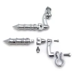 Highway Foot Pegs 1/4" Engine Guard Mounts Clamps Fit For Harley Touring Dyna. Fixed Price $69.11.