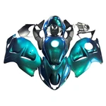 Green Blue Fairing Kit For 1997-2007 Suzuki Hayabusa GSXR1300 Injection Bodywork. Fixed Price $550.95.