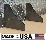 Sr Steel 3" X 3/16" Universal Weld-on Blank Gusset Diy Metal Fabrication Qty 2. Fixed Price $18.00.