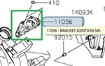 Kawasaki Oem 2012-2020 Vulcan Ninja Ignition Switch Bracket 11056-0805. Fixed Price $50.50.