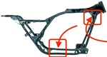 08 Harley Electra Ultra Shrine Touring Body Main Frame Chassis *bent* Slvg 1320. Fixed Price $496.58.