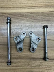 2016 Yamaha YZ250F Oem Front Lower Motor Mounts Engine Brackets W/ Bolts (b). Fixed Price $40.00.