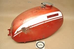 Vintage Oem Honda SL350 K1 Candy Ruby Red Fuel Gas Tank W/ Cap 17500-312-040 Cm. Fixed Price $219.99.