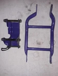 Oem Suzuki DR200 DR125 Lower Engine Protector Motor Mount Set Purple. Fixed Price $60.00.