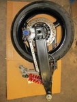 05 Yamaha FZ1 FZ-1 Complete Rear Wheel Swingarm Shock Brakes End Assembly. Fixed Price $450.00.