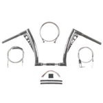 1/4" Chrome 11" Santee Fat Bonanza Bar Kit 1996-2005 Harley-davidson Dyna. Fixed Price $517.92.