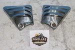 02-06 Harley Davidson Vrod 100TH Anniversary Frame Neck Cover Trim Bezels (pair). Fixed Price $124.95.