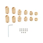 Motorcycle Reusable Brass Wheel Spoke Balance Weights Refill Kits 12 Pack. Fixed Price $16.76.