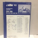 Ktm 250 / 300 Mx Dxc Exc 1992 Chassis Parts Book. Fixed Price $21.99.