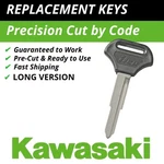 Kawasaki Replacement Key Cut Code Z5001-Z5250 Motorcycle Long Version. Fixed Price $13.99.