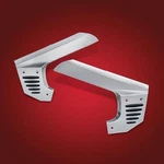 Show Chrome Frame Cover With Rubber Inserts Motorcycle Street Bike 52-724. Fixed Price $144.12.