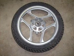 2007 Kawasaki EX250-F Front Wheel Rim J16M/CXMT2.15 Dot And Tire 100/80/16 #b. Fixed Price $125.00.
