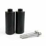 Frame Slider Crash Protector For Yamaha FZ6 No Cut Black Extended. Fixed Price $30.63.