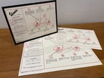 Vespa G.s. 150CC & V.s. Scooter Models - Vintage Castrol Lubrication Chart. Fixed Price $22.14.