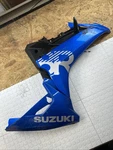 2024-2025 Suzuki GSX-8R GSX800 Right Panel Cover Plastic Blue Oem Used. Fixed Price $200.00.