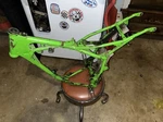 1996 Kawasaki Frame Chassis Green 32160-1053. Fixed Price $59.99.