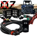3" Led Pod Side Lights Pulse Busbar Dt Plug Wire Harness For Polaris Rzr Pro Xp. Fixed Price $119.99.