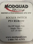 Modquad On-off Rocker Switch Clear Single Rs-body. Fixed Price $9.45.