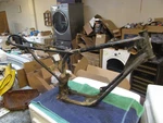 1977 Yamaha DT100 Frame Chassis. Fixed Price $94.00.