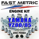 Yamaha Yz 80/85 Engine Rebuild Bolt Kit Factory Style Zinc Fasteners. Fixed Price $39.99.