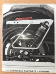 Harley-davidson New Chrome Saddlebag Support Kit For Sportster Models. Fixed Price $49.95.