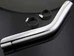 Paughco Heat Shield 421R Staggered Dual Rear Pipes Harley Rigid Frame. Fixed Price $89.95.