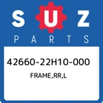 42660-22H10-000 Suzuki Frame,rr,l 4266022H10000, New Genuine Oem Part. Fixed Price $551.30.