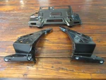Harley Street Glide Inner Fairing Radio Carrier Mount Bracket Set (3) 07-23. Fixed Price $84.99.