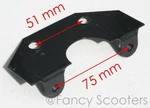 Dirt Bike Number Plate Mount Piece, PART17189. Fixed Price $7.49.