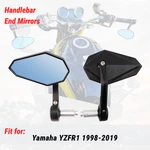Cnc Aluminum Pair Of 7/8" Handlebar Rearview Mirrors For Yamaha Yzf R1 1998-2019. Fixed Price $33.50.