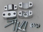 Pair Of Brand New Handle Bar Clamp With Bolts For 7/8" Mini Bikes, Choppers. Fixed Price $14.99.