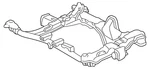 Genuine Honda Sub-frame Front Suspension 50200-S0X-A02 Qty 1. Fixed Price $332.60.