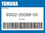 Yamaha Genuine Oil Seal 93102-25099-00. Fixed Price $12.83.